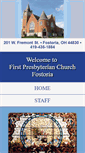 Mobile Screenshot of fostoriapresbyterian.org